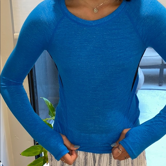 zella girl blue long sleeve